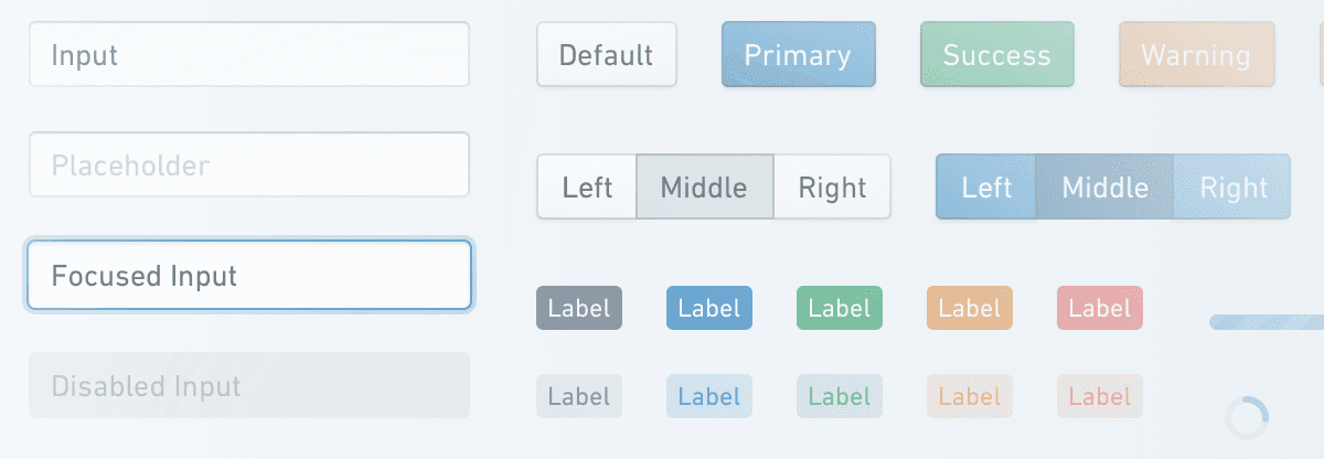 Input text label